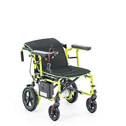 Легкая складная электрическая инвалидная коляска MET COMPACT 15