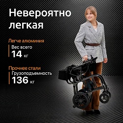 Ortonica Pulse 660 легкая складная инвалидная коляска с электроприводом 